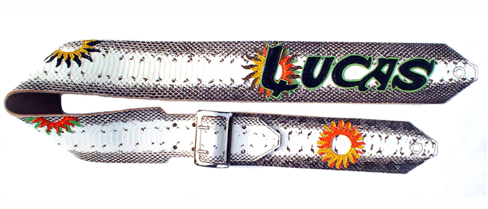 lucas martin custom guitar strap