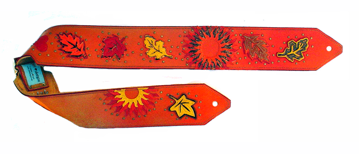 autumn custom guitar strap