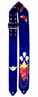 day of the dead custom guitar strap