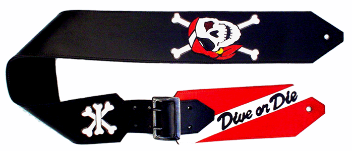 divers custom guitar strap