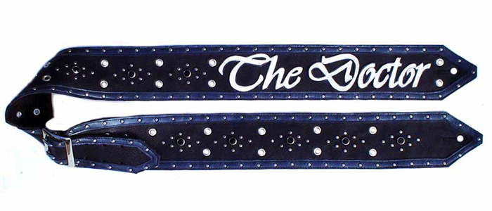 the doctor custom guitar strap