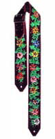 flowers custom guitar strap