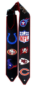 Hank Williams Jr NFL Guitar Strap