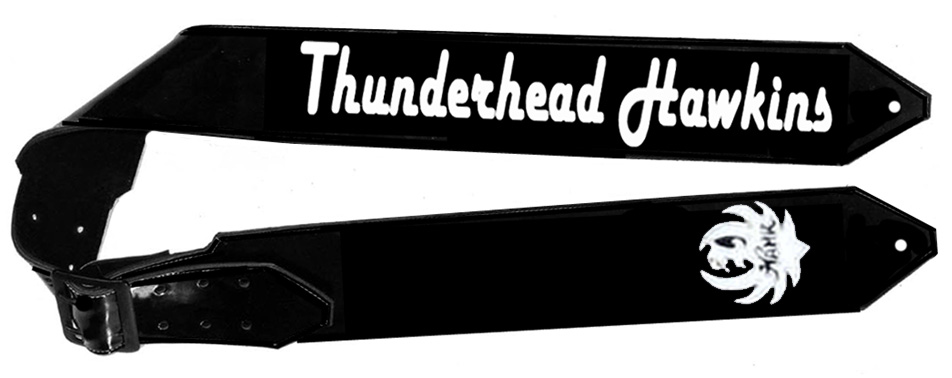 Hank Williams Jr Thunderhead Hawkins Guitar Strap