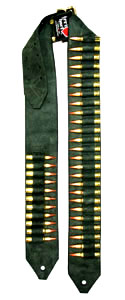 Trashed Bandolier Guitar Strap Trashed Bandolier Guitar Strap