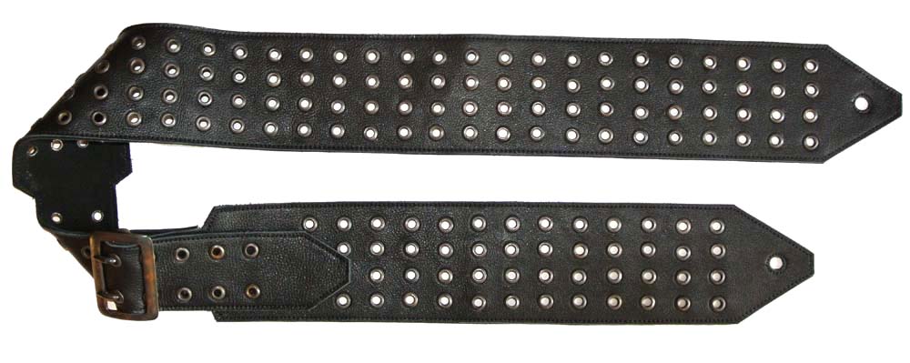 bullet holes guitar strap