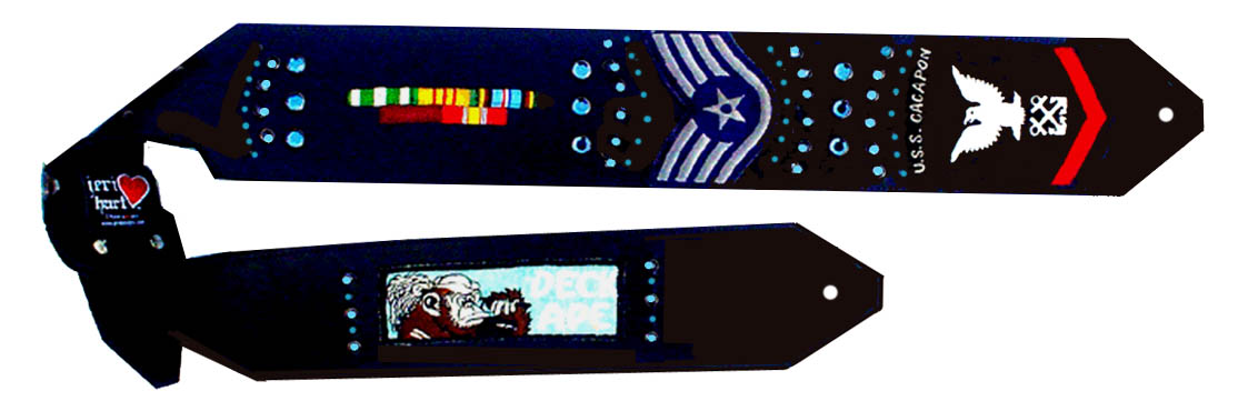 Military Patches Guitar Strap